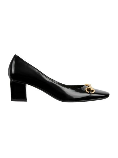 GUCCI GUCCI Signora $1180 Black 85mm Pumps New & Authentic (Women'