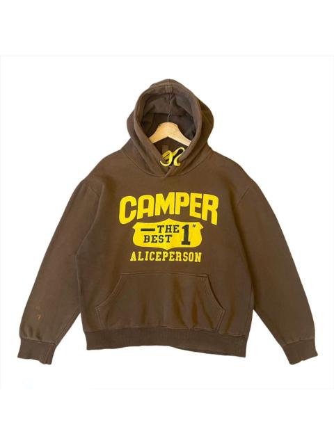 Other Designers Japanese Brand - Camper Big Logo Hoodies Size M SUN FADED