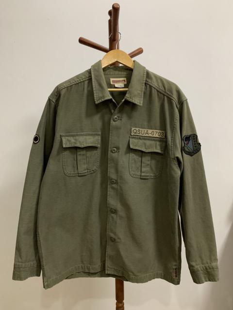 Other Designers RARE Quiksilver QSUA-0703 Military Buttons Up