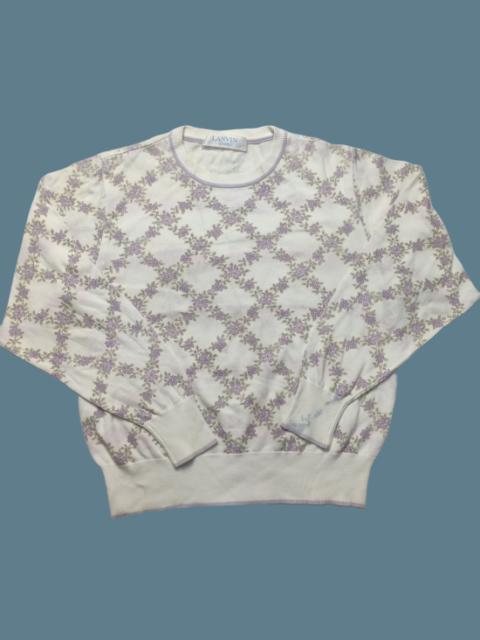 Lanvin LANVIN Sport Shirt Flower Art Sweatshirt