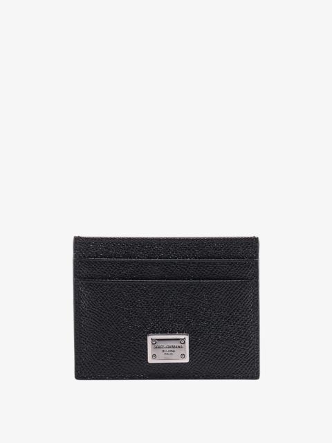 Dolce & Gabbana Dolce & Gabbana Leather Card Holder Black