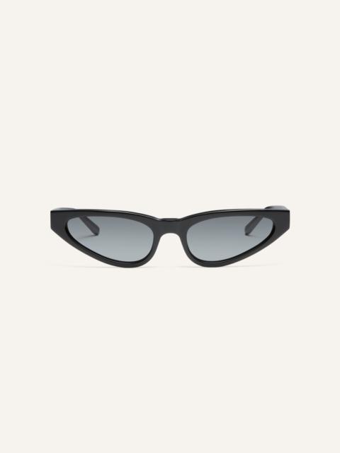 MAGDA BUTRYM Pointed cat-eye sunglasses in black