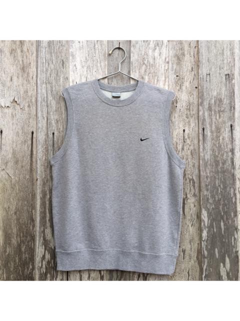 Nike Vintage Nike Sleeveless Sweatshirt Small Logo