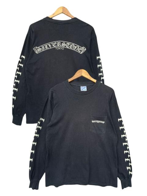 Other Designers Vintage 90s Silver Stone Tokyo Skate Chrome Hearts Parody