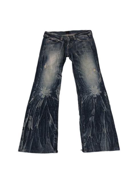 Other Designers Distressed Denim - Jack Rose distressed denim flare bootcut nice design