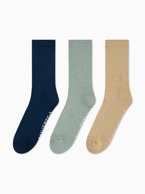 Converse 3-Pack Wordmark Half-Crew Socks