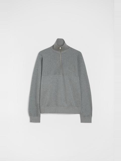 Jil Sander Cotton Terry High-Neck Sweatshirt