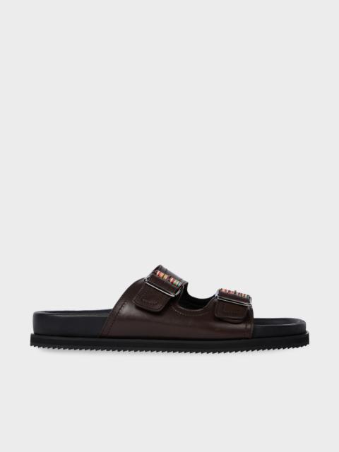 Paul Smith Dark Brown 'Malfa' Sandals