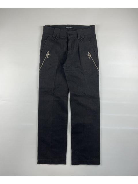 Dolce & Gabbana Dolce & Gabbana F/W'03 Anatomic Zip Pants