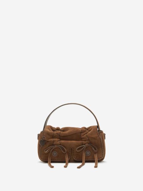 Acne Studios MINI SUEDE MULTIPOCKET BAG