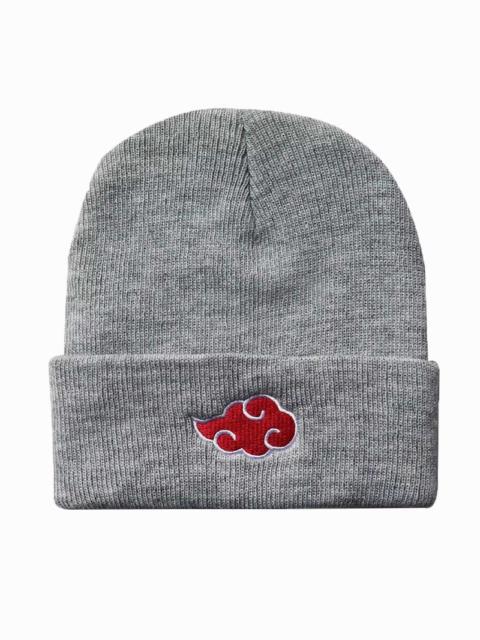 Other Designers Y2K Anime Akatsuki Red Cloud Beanies Winter Warm Hat Cute Embroidery Cap Adult Kid