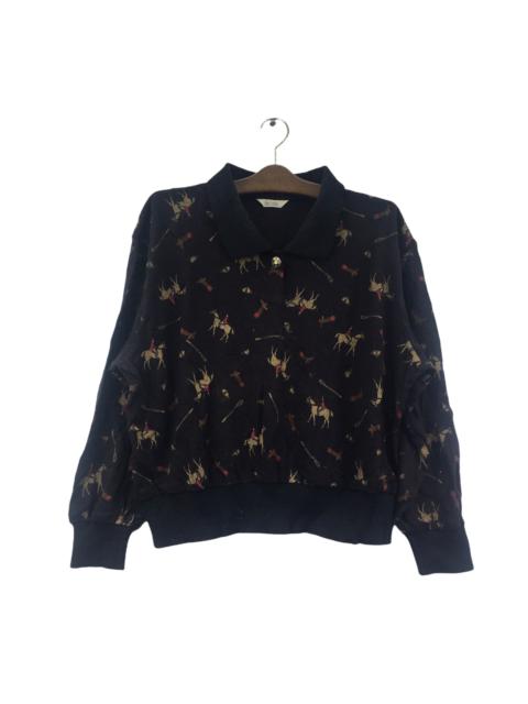 Other Designers Vintage - Vtg 90’ INCLUBE JAPAN Pony Pop Art Abstract Painting Jacket