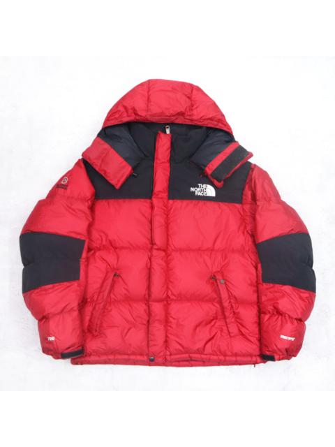 The North Face Vintage 90s THE NORTH FACE Summit Series Mini Logo Embroidered Bomber Puffer Down Hoodie Jacket 