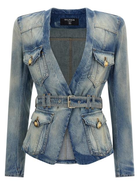 Balmain Balmain Women Denim Blazer