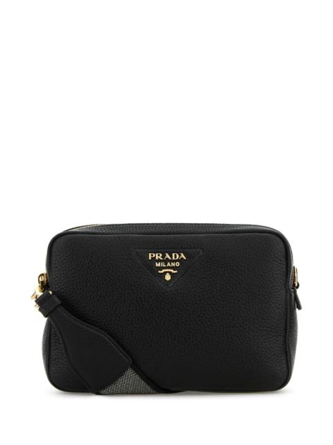 Prada Prada Women Black Leather Crossbody Bag