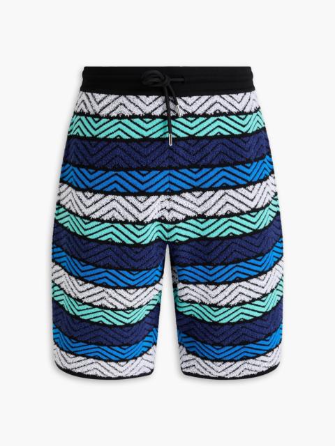 Missoni Bouclé-knit cotton-blend shorts