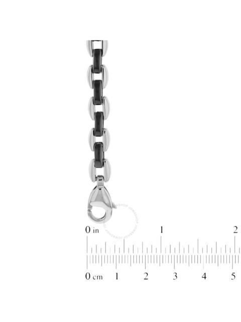 Robert Alton - Robert Alton Men's Black Finish Stainless Steel Chain Jewelry Gift Set