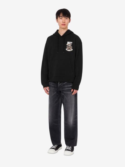 Moschino MOSCHINO TEDDY BEAR ORGANIC COTTON SWEATSHIRT