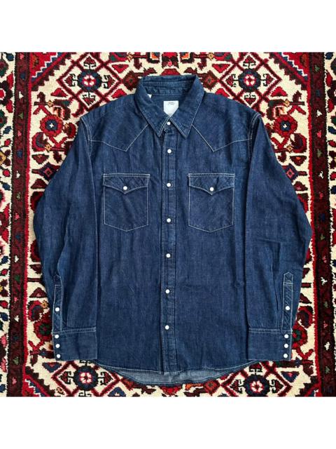 visvim Visvim F.I.L cubism denim shirt | roarxlvintage | REVERSIBLE