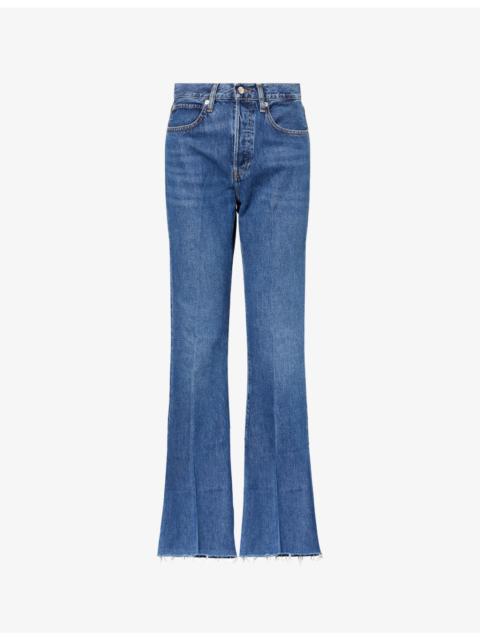 FRAME The Lax Flared Denim Jeans