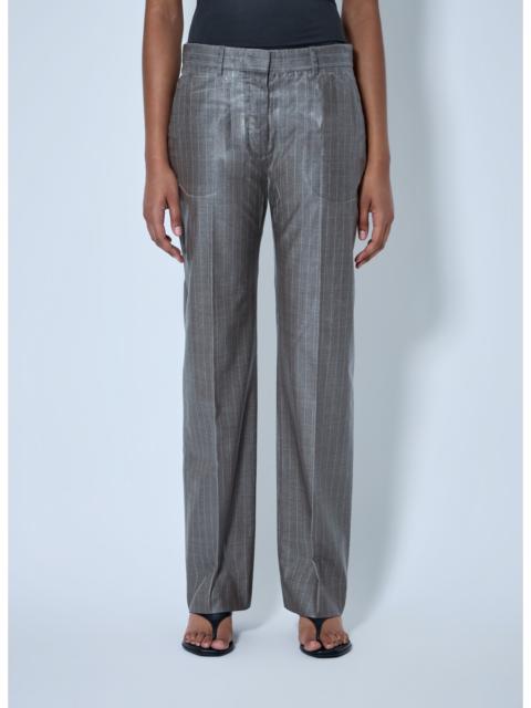Acne Studios Acne Studios Women Coated Pinstripe Trousers