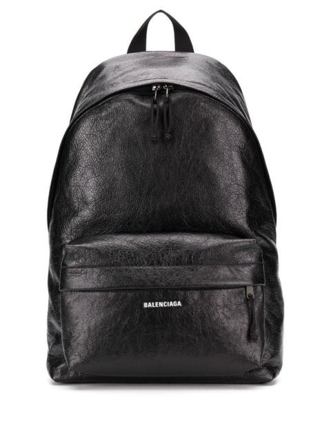 BALENCIAGA Balenciaga Men Explorer Leather Backpack
