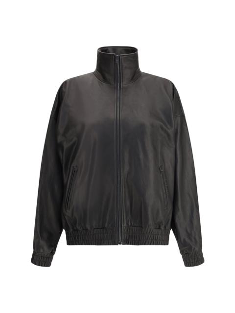 Acne Studios Women Leather Bomber Jacket