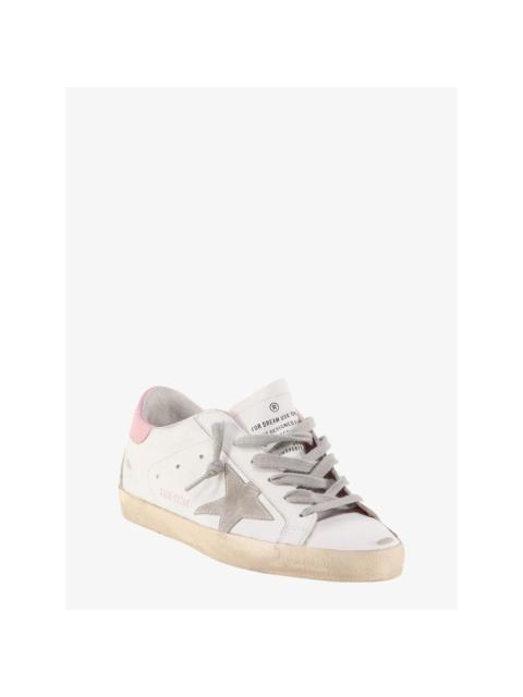 Golden Goose GOLDEN GOOSE Super-Star Women's White/Pink Leather Low Top S