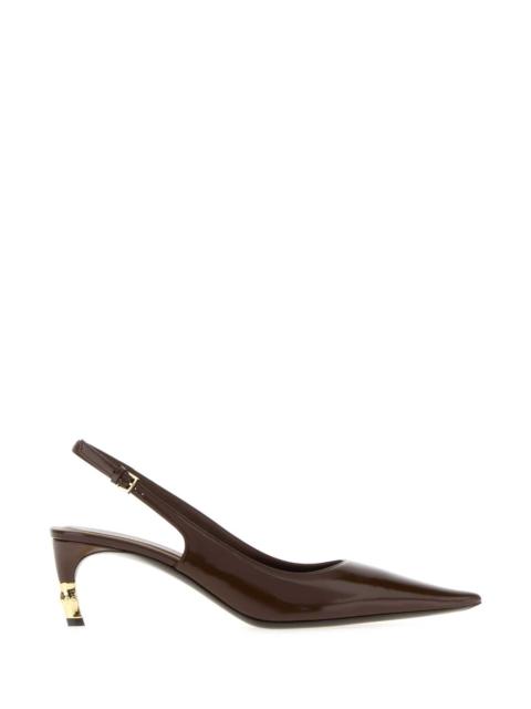 GUCCI Gucci Women Chocolate Leather Castello Pumps