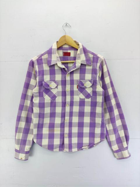 Levi's Vintage Levis Red Tab Checkered Button Up