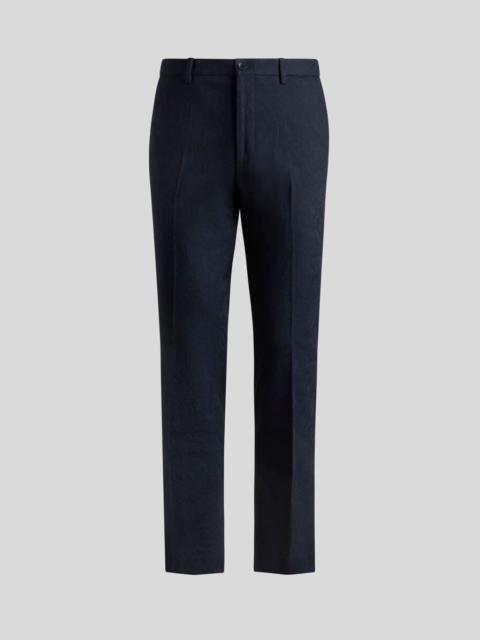 Etro COTTON JACQUARD TROUSERS