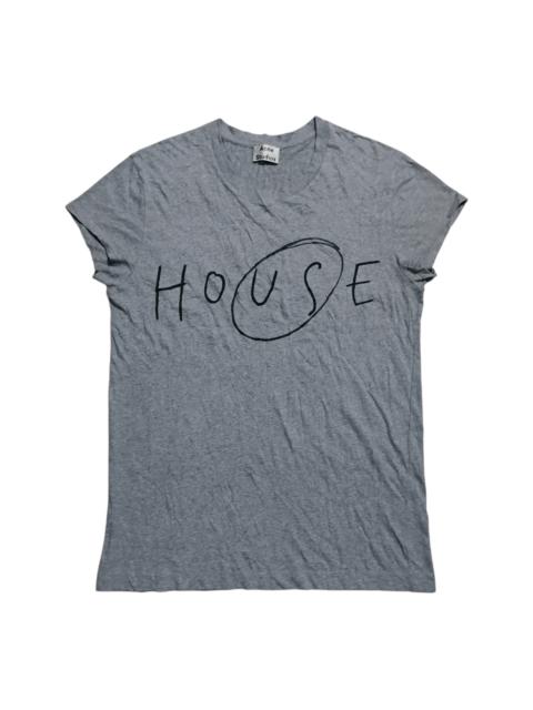 Acne Studios Acne Studios Fine Slogan Hou PSS15 T Shirt