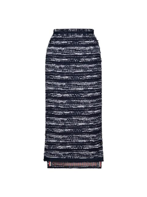 Thom Browne Melange Tulle Tweet Skirt