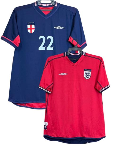 umbro VINTAGE 2002-04 ENGLAND NATIONAL TEAM REVERSIBLE AWAY JERSEY
