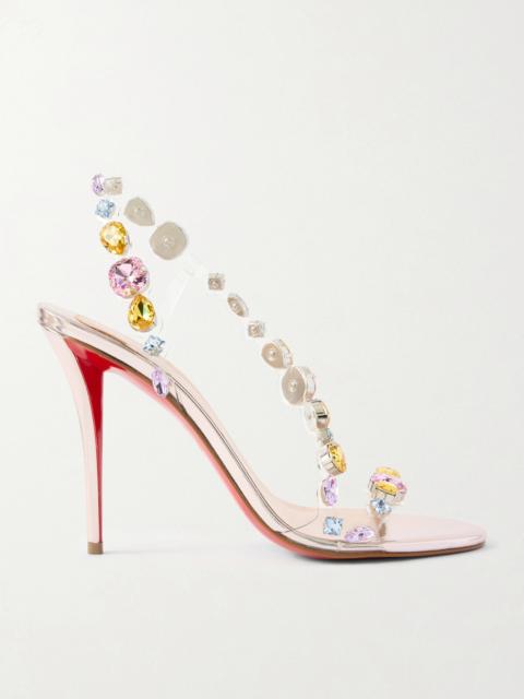 Christian Louboutin Rosa Z 100 Embellished Pvc Sandals