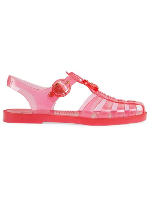 GUCCI Gucci GG Fisherman Sandal Pink Clear (Women's)