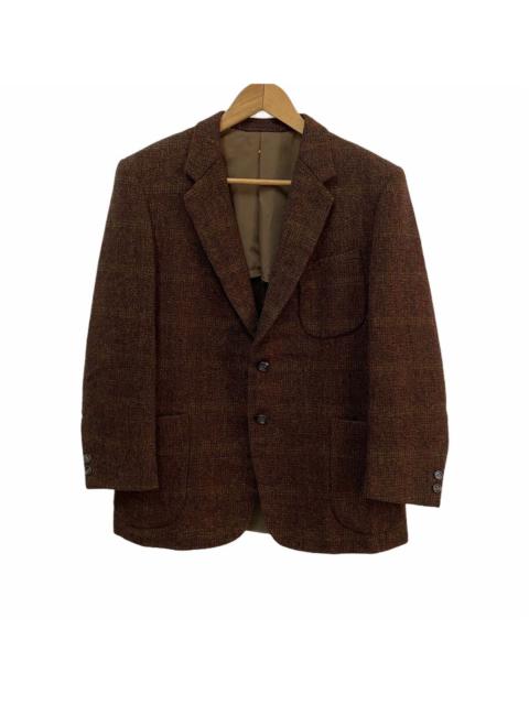 Other Designers Vintage Folkland Tweed Harris Tweed Style Wool Blazer Jacket