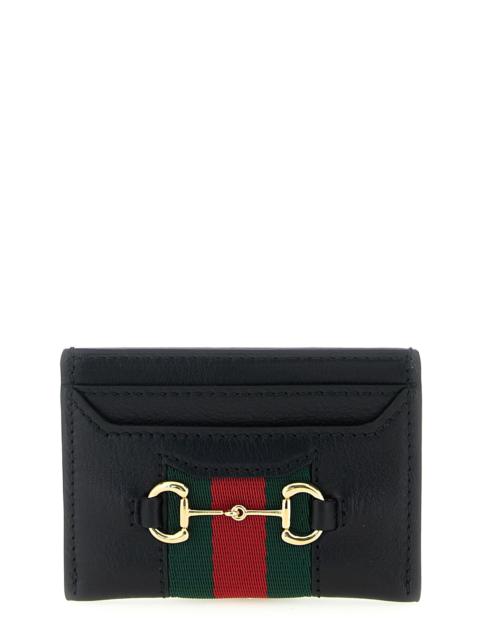 GUCCI Gucci Women 'Web Horsebit Gucci' Card Holder