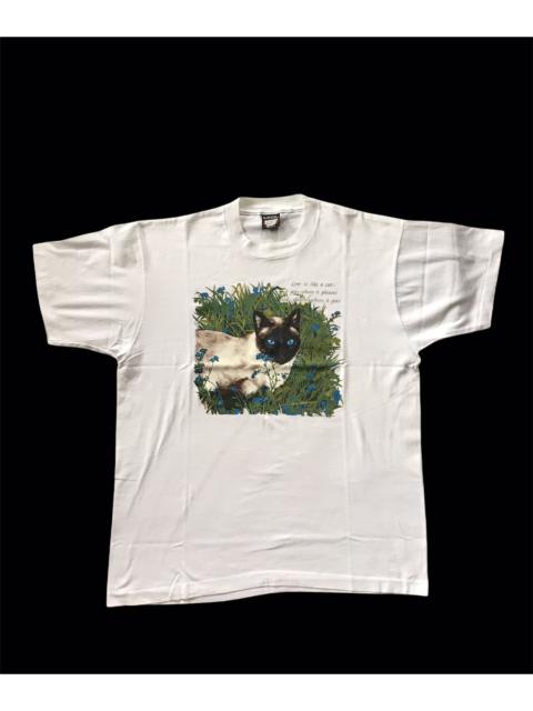 Other Designers Vintage - 1988 Cat Graphics Tee