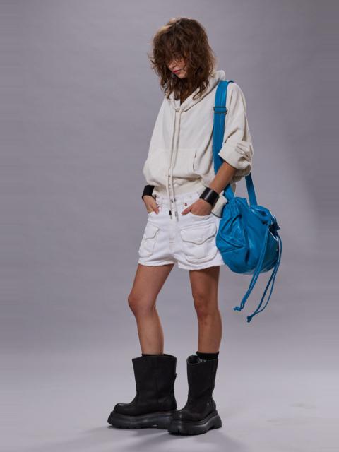 R13 FUNNEL NECK CROPPED POPOVER