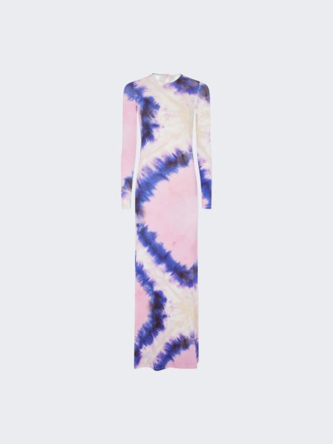rabanne Tie Dye Long Dress Tie Dye Pink