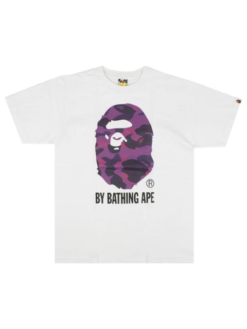 A BATHING APE® BAPE Color Camo By Bathing Ape Tee 'White/Purple'