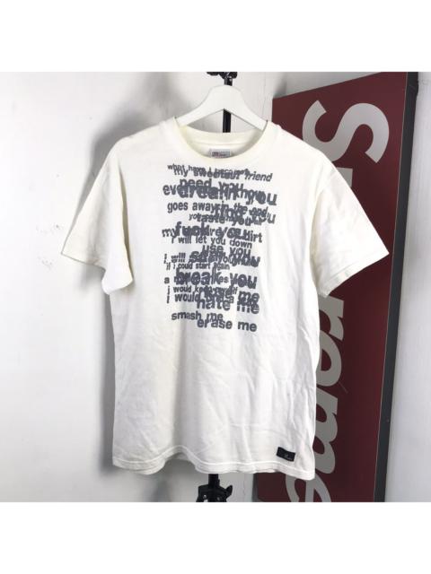 Other Designers Japanese Brand - Japanese blue red butterfly OG wording Fuck You Fuck all