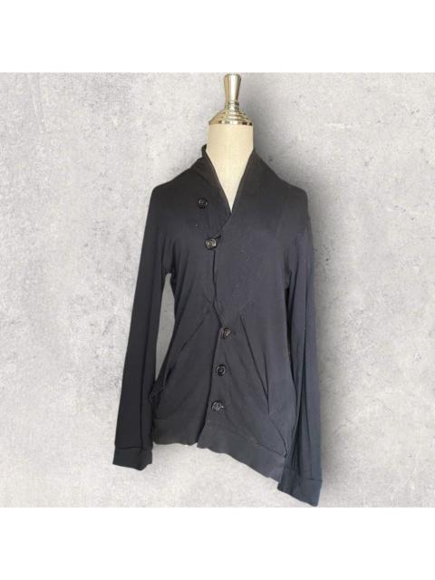 Ann Demeulemeester 2000’s Asymmetric Jersey Cotton Jacket