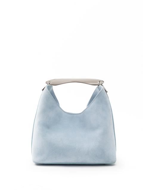 Elleme Small Boomerang Suede Light Blue - Silver