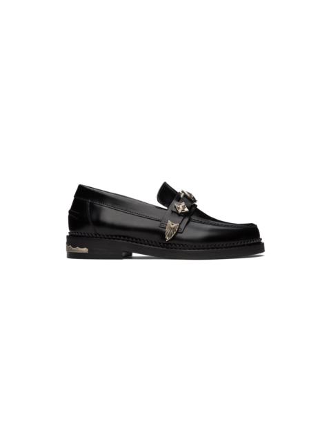 Black Leather Loafers
