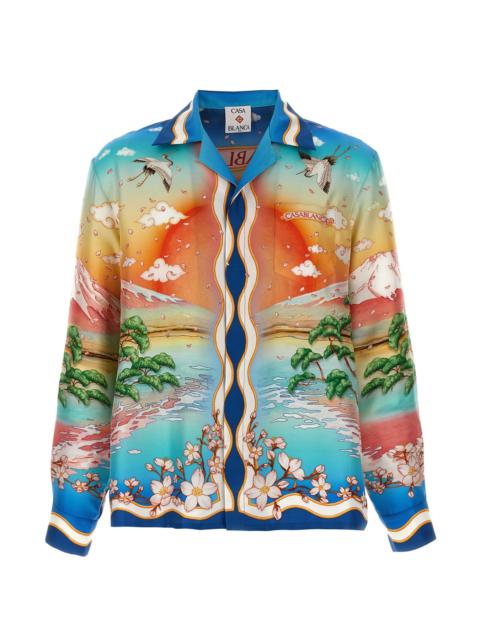 CASABLANCA 'Cuban Collar Tennis Club' shirt