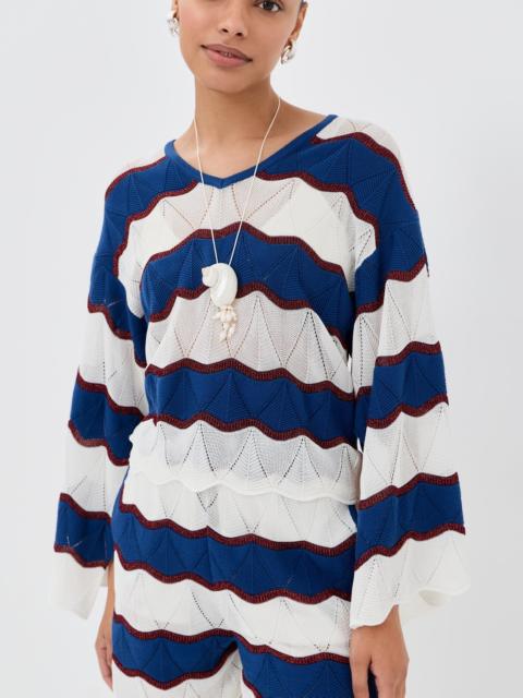 La DoubleJ Hang Ten Top