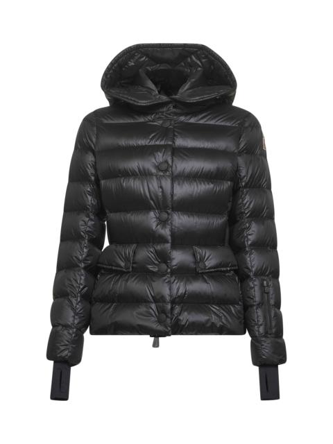 Moncler Grenoble Black Armoniques hooded ski down jacket