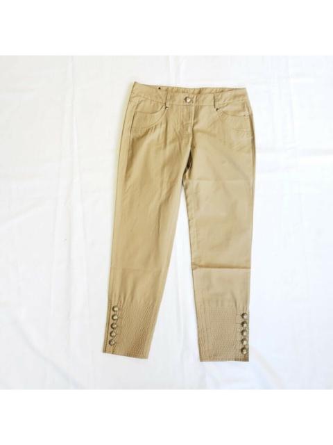 Roberto Cavalli Roberto Cavalli Khaki Ankle Brown Trousers Pants